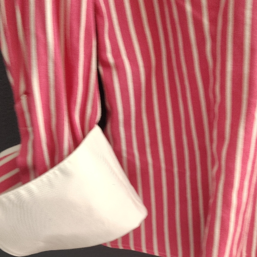 Brooks Brothers Pink and White Striped Button Down Shirt - Picture 5 of 9